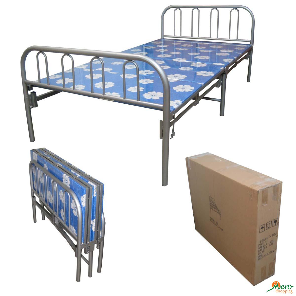 Buy online Folding Bed Single Bed in Nepal