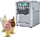 Soft ice cream maker machine with 2+1mixed flavours