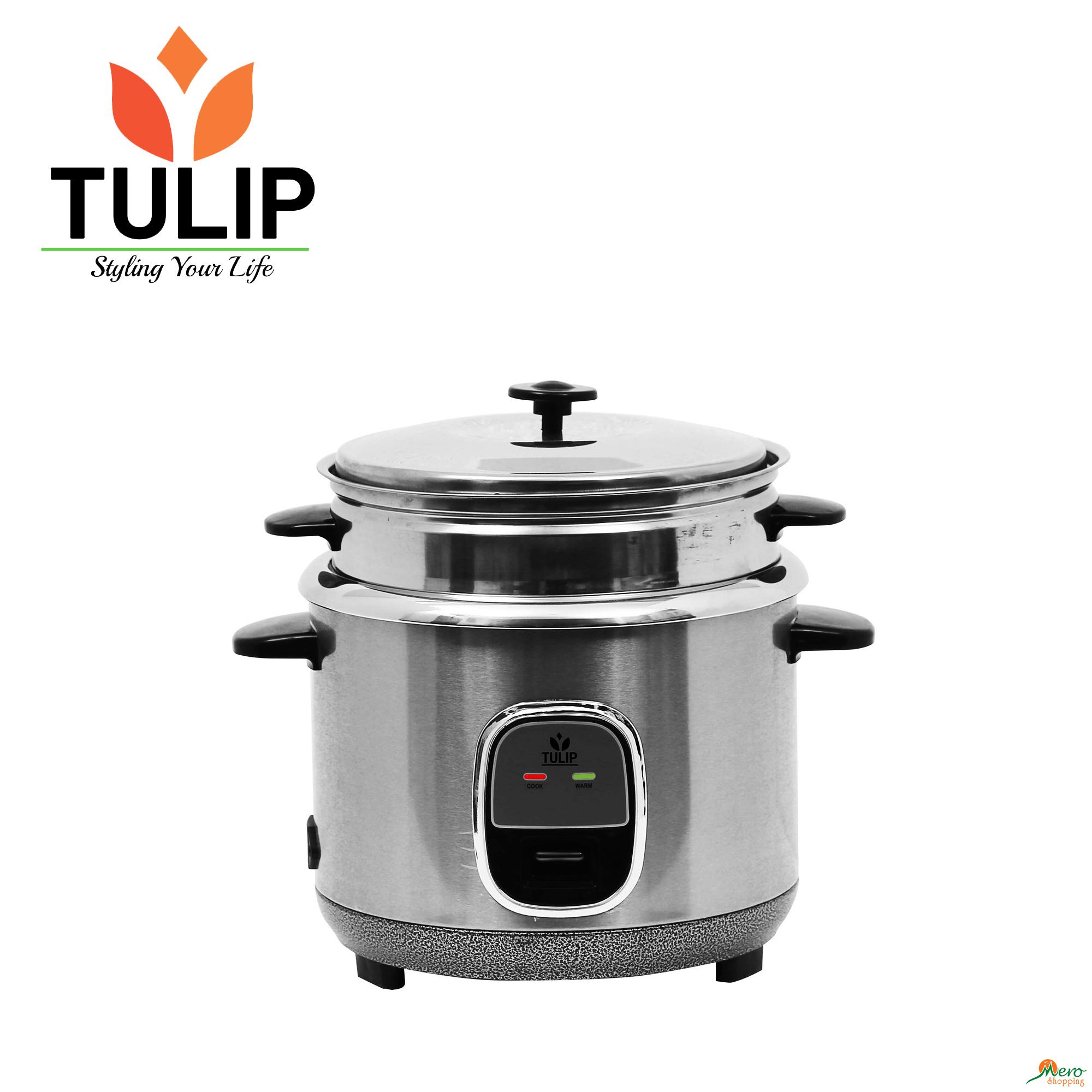 Buy Tulip Steel Deluxe 900W Rice Cooker (2.2Ltr) at low price in